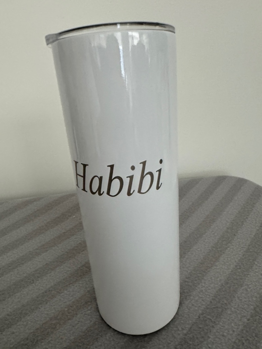 BNWOT Habibi White Stainless Tumbler